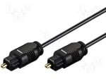 Оптичен кабел AVK-216-0100 Кабел Toslink щепсел от двете страни Диаметър на проводника 2,2mm; 1m